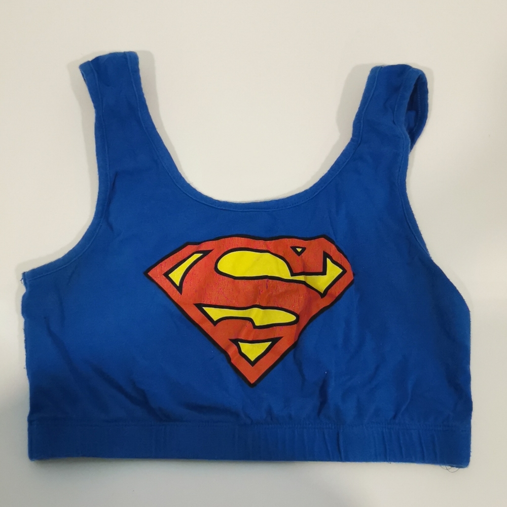 Superman sports bra cover